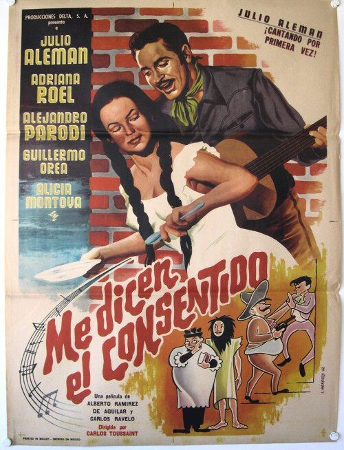 743 Me Dicen El Consentido, Mexico Poster, Julio Aleman  