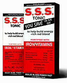 SSS Tonic Liquid   20 Oz iron and b complex vitamin  