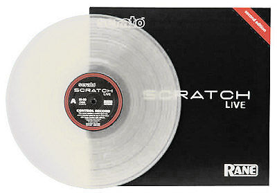 Rane Serato Scratch Live Control Vinyl Clear Record  