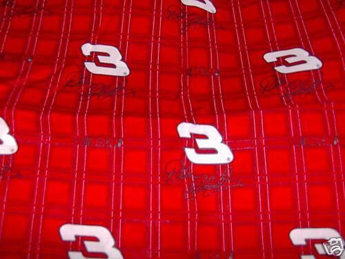 Dale Earnhardt Sr # 3 NASCAR Blanket Handmade  