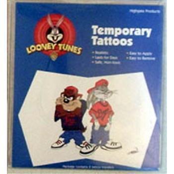 Looney Tunes Taz & Bugs Bunny ~ Temporary Tattoos  