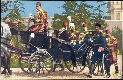 turkey, Sultan Mehmed V & King Peter I of Serbia (1910)  