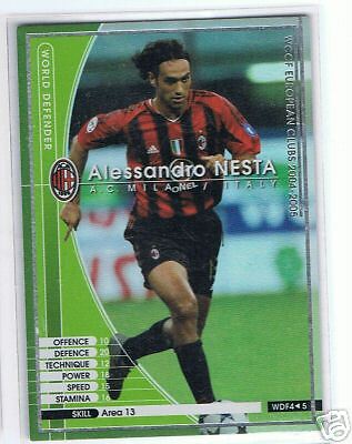 WCCF 04 05 WDF4 Alessandro NESTA DF A.C.MILAN Japan ver  