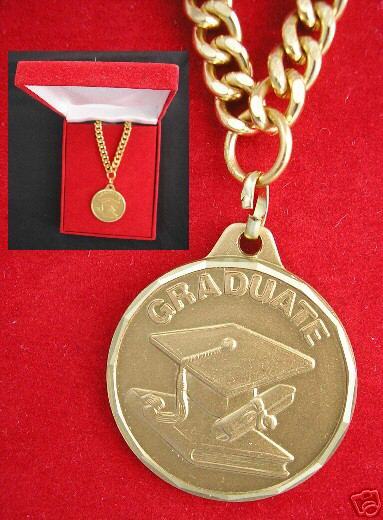 Graduation Medal & Chain Graduate Achievement Gift 1.2  