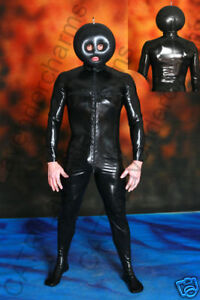 Inflatable Hood Latex Rubber Catsuit Cat Suit Him Her | eBay