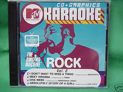 Hot Rock Hits~*~MTV Karaoke~8102~*~Meet Virginia~*~CD+G  