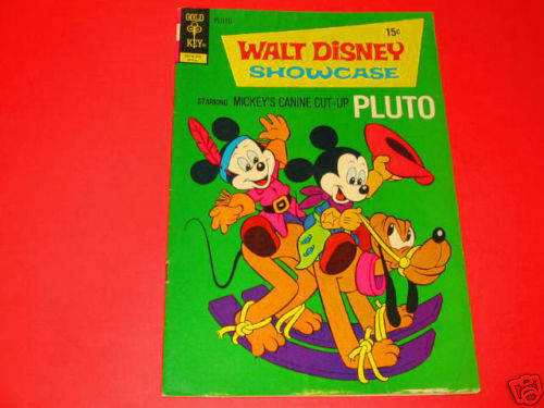 PLUTO Gold Key WALT DISNEY SHOWCASE #7 1972  