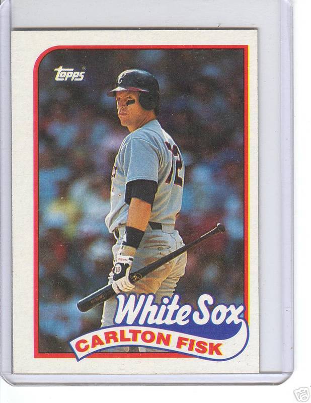 1989 Topps Carlton Fisk Card #695  