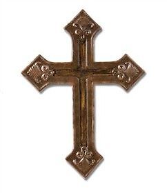 Rust Patina Wall Cross Montana Silversmith Wall Hanging  