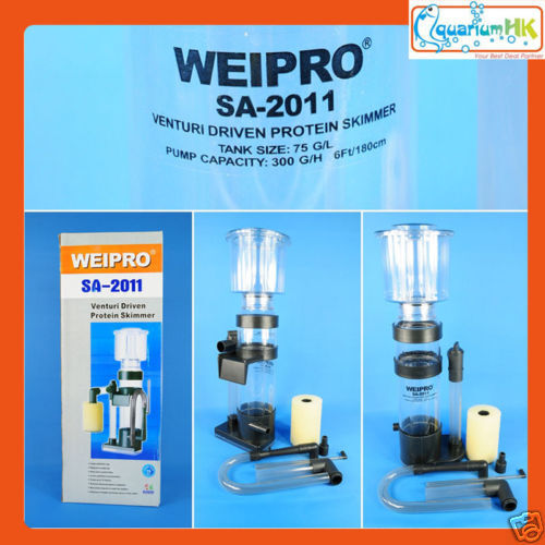 WEIPRO SA 2011 Aquarium Venturi Driven Protein Skimmer  